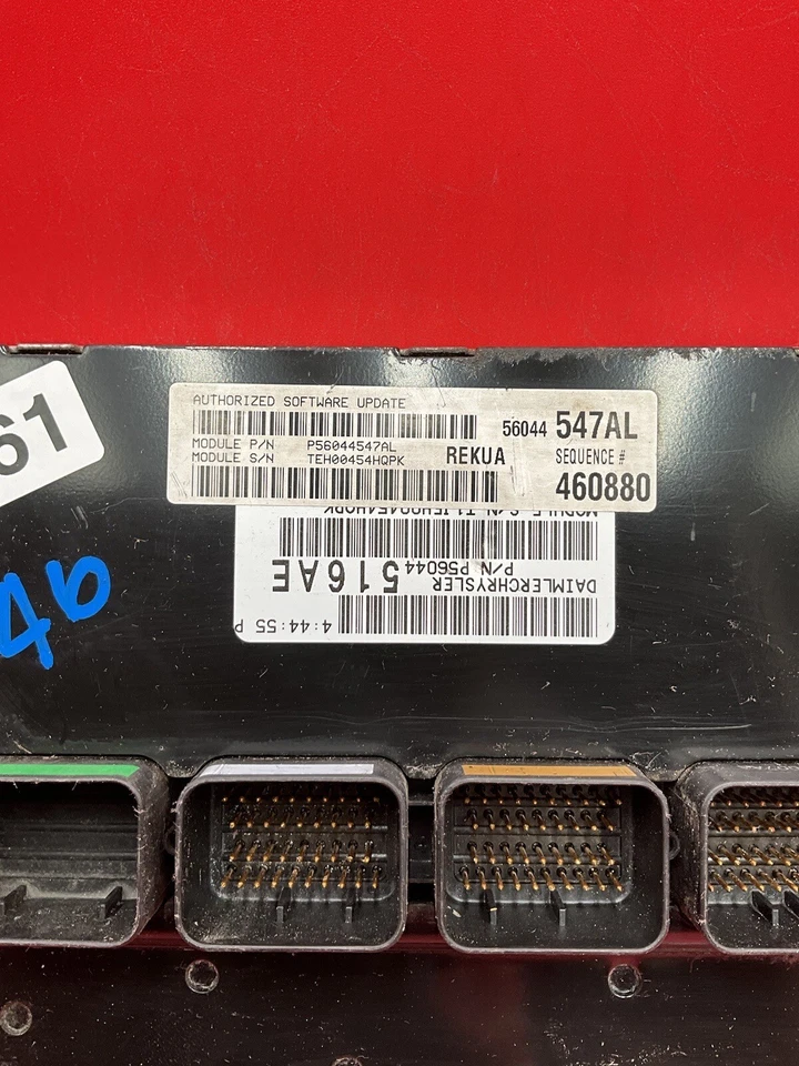 560445447AL | 2005 Jeep Grand Cherokee 3,7 ECU ECM PCM Motor Computadora 56044516AE Foto 2 de 4