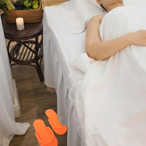 12 Pairs Pedicure Slippers Lightweight Slippers Salon Slippers Toe Spa Slippers - Bild 6 von 12