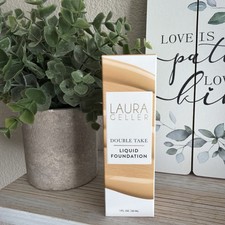 NIB Laura Geller Double Take Liquid Foundation Shade LIGHT Full Size 1 oz Sealed