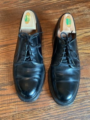 Dack's Canada STORMONT mens Classic Plain Derby Black Leather Dress Shoes 8 D