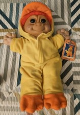 Vintage Russ Troll Doll Duck Costume 12" Orange Hair Excellent Condition w/ Tag