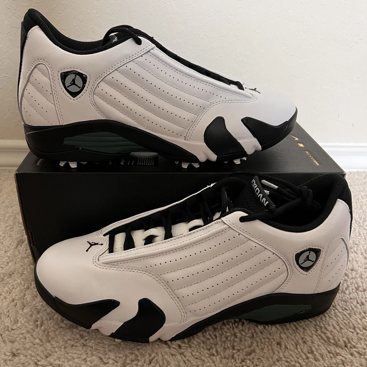 Preços baixos em Jordan 14 Retro Golf Oxidized Green | eBay