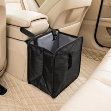 Car Trash Can, Foldable Hanging Car Trash Bag, 2 Gallon Leakproof Waterproof Aut