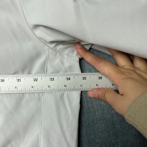 Calvin Klein Men's Jacket Size L White Full Zip Softshell Stretch Coat NWT image 5