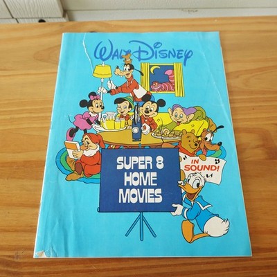 VINTAGE 1978 WALT DISNEY SUPER 8 HOME MOVIES CATALOG Goofy Mickey Minnie Pluto