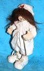  Vintage NURSE Frazzle Hair CAST ART Handcrafted 7" FIGURE 1993 Figurine — photo 4