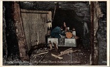 Vintage Anthracite Coal Mine Motor Crash Postcard RPPC Mining History