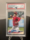 2018 Topps Update Series - Shohei Ohtani #US1 Pitching, Red Jersey (RC) psa 10