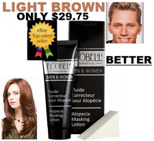 Ecobell Alopecia Masking Lotion. 50ML. Light Brown Couvre Substitute. Men women