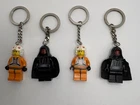 Lego Vintage Star Wars Keychain Lot. Luke & Darth Maul. Retired