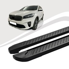 Trittbretter passend für Kia Sorento ab Baujahr 2015-2020 SOMA Schwarz mIt ABE