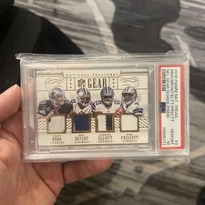PSA 10 2016 National Treasures Tony Romo Dak Prescott Elliott Dez Bryant 06/25