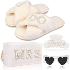 Bride To Be Gift Set Bridal Shower Gifts for Bride Sunglasses MRS Makeup Bag ...