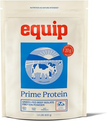 Equip Foods Prime Protein Powder | Clean, Grass Fed Beef Protein Powder | Carn