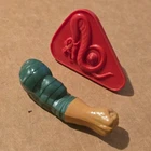 Vintage He-Man MOTU King Hiss Red Shield  Left Arm Parts Mattel Masters Universe