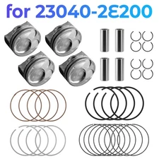 Oversize +0.50MM Piston Ring & Pistons Set / Bearing Shell For Hyundai Kia 2.0L