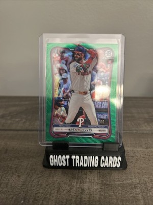 2026 Bowman Chrome Bryce Harper Green Wave Refractor /99 Phillies