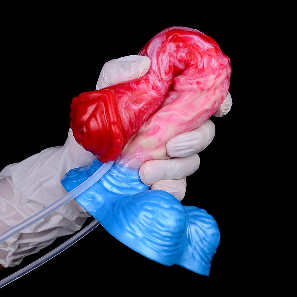 Dog Knot Inflatable Ejaculation Masturbation Vaginal Stimulation Use Lubricant