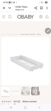 Obaby Under Cot Storage Draw White Colour  140cm X 70cm