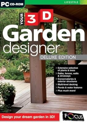 Your 3D Garden Designer Deluxe Edition, 3d Garden Designer, Used; Very Good CD