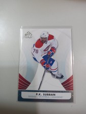 2012-13 Sp Game Used P.K Subban #49 Montreal Canadiens