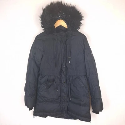 TOMMY HILFIGER Damen Puffer Jacke Gr. M Daunenfüllung durchgehender Reißversc... - Bild 1 von 4
