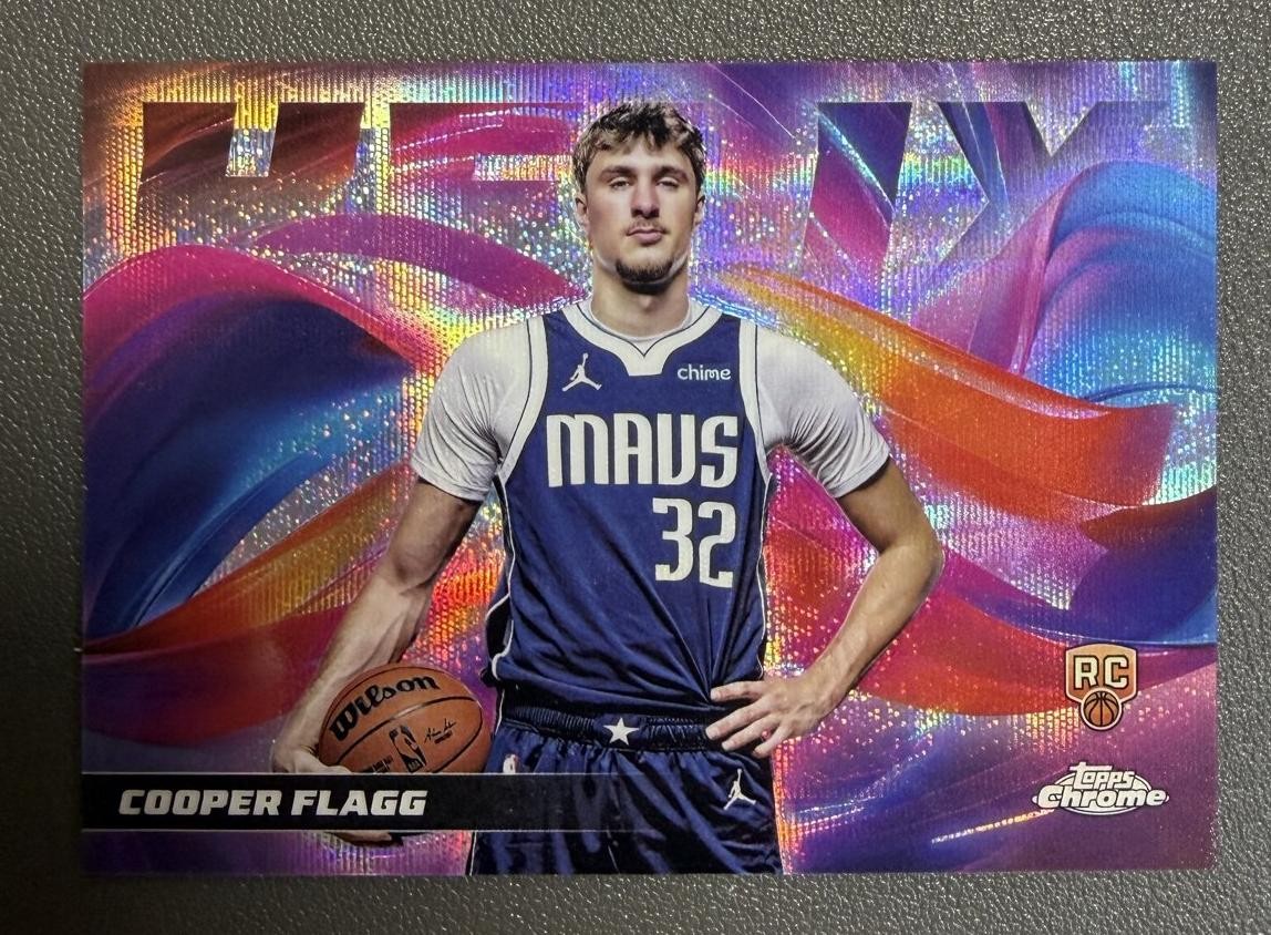 2025-26 Topps Chrome Cooper Flagg #11 RC Rookie Helix Case Hit SSP