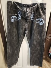 Boys Y2K Oversized Jeans Black Brooklyn Xpres...