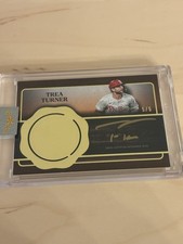 Trea Turner 2025 Topps Five Star Golden Graphs Autograph Phillies 5/5 🔥🔥 