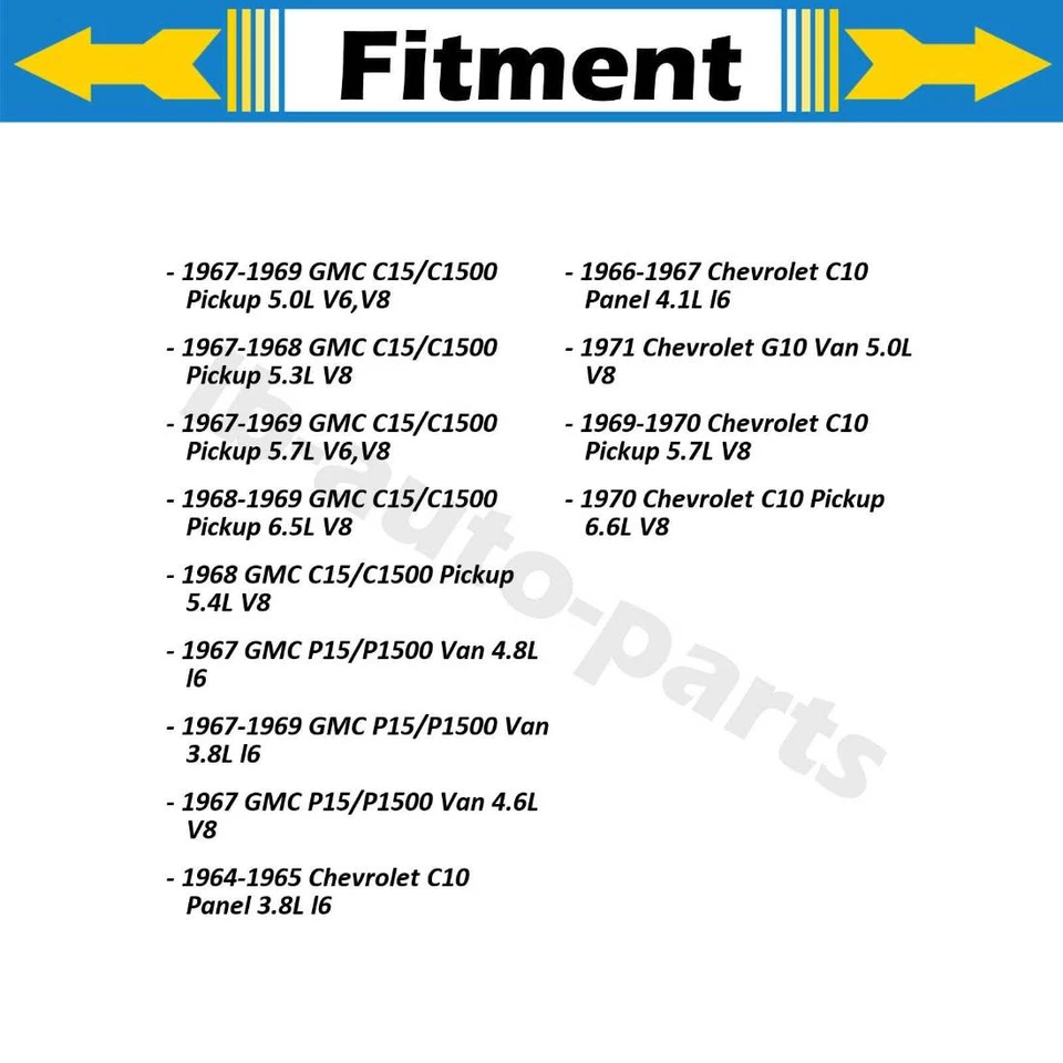 Front Drum Brake Wheel Cylinder 2x Fits Chevrolet C10 Pickup 5.3L 1966-1969 - Image 3 of 4