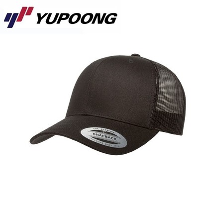 Yupoong Retro Trucker Cap Uni/One Size Schwarz