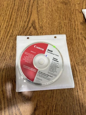 Canon S450 Setup Software & User Guide Installation CD Color Bubble Jet Printer - Image 1 of 2