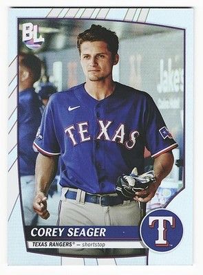 2023 Topps Big League Corey Seager Silver Foil Texas Rangers #247