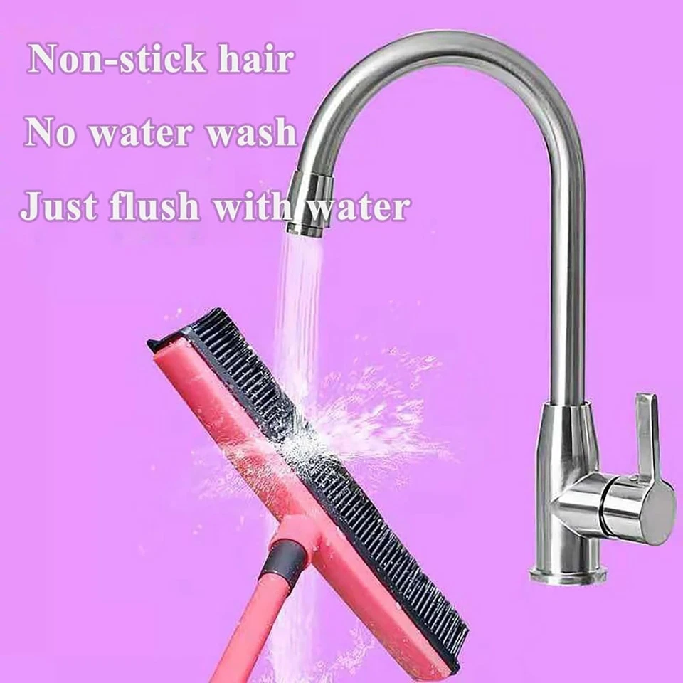 Escoba depiladora Indigo Petco, escoba depiladora con escobilla de goma, índigo Petco B Foto 3 de 4