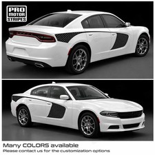 Dodge Charger 2015-2023 Side Honeycomb Accent Decals Stripes Choose Color
