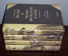 Easton Press Illustrated Legends of King Arthur by Howard Pyle 4 vols BY DESIGN