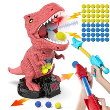 Protado Dinosaur Shooting Toy for Boys Girls, Movable Target Shooting Games w...