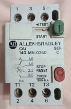 Allen Bradley 140-MN-0250 Manual Motor Starter / Circuit Breaker, 1.6 - 2.5 Amp
