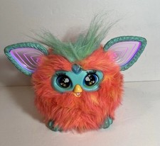2023 Hasbro Coral FURBY Plush Orange Battery Operated Interactive Toy WORKS 
