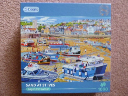 GIBSONS ~ SAND AT ST IVES ~ 1000 PIECE JIGSAW PUZZLE | eBay UK
