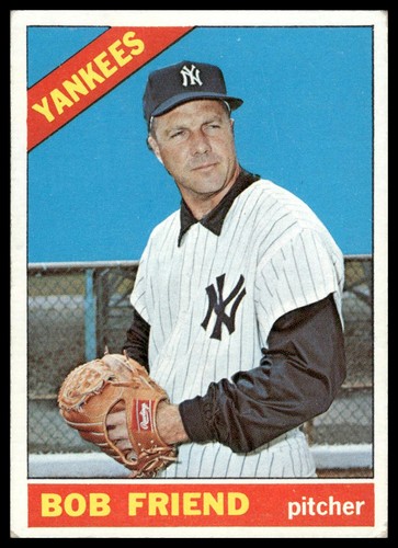 Bob Friend #519 1966 Topps card