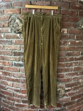 Vintage Polo By Ralph Lauren Corduroy Chino Pants 34 Distressed