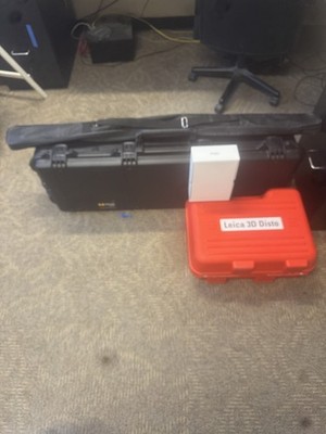 Leica 3d disto laser scanner digitizer Pelican storm IM3220 case w/ tripod