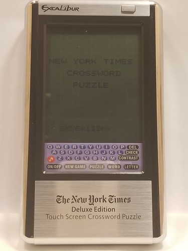 The New York Times Excalibur Deluxe Touch-Screen Crosswood - Picture 7 of 11