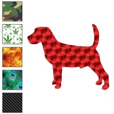 Beagle Dog, Vinyl Decal Sticker, 40 Patterns 3 Sizes, 1917