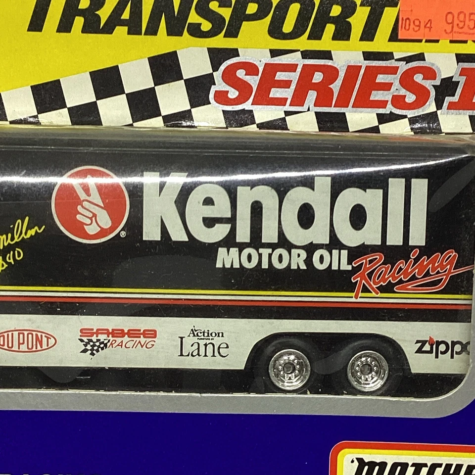 Nuevo de Lote Antiguo Matchbox Bobby Hamilton #40 Kendall Motor Oil Racing Transporter Serie 2 Foto 4 de 4