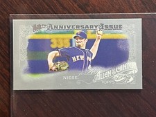 2015 Topps Allen & Ginter X Jon Niese 10th Anniversary Silver Mini SP Mets