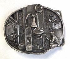 Siskiyou Buckle Co 1988 Telephone American Communications Industry Pewter Z50