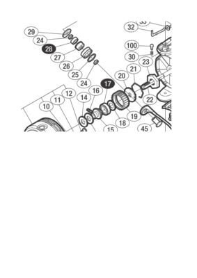Shimano Sephia Ci4+ C3000S C3000HGS Handle K. Line R. 2bb Upgrd