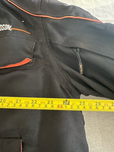 Harley Davidson Reitjacke XL schwarz Reißverschluss im Winterfutter Nylon - Bild 18 von 18